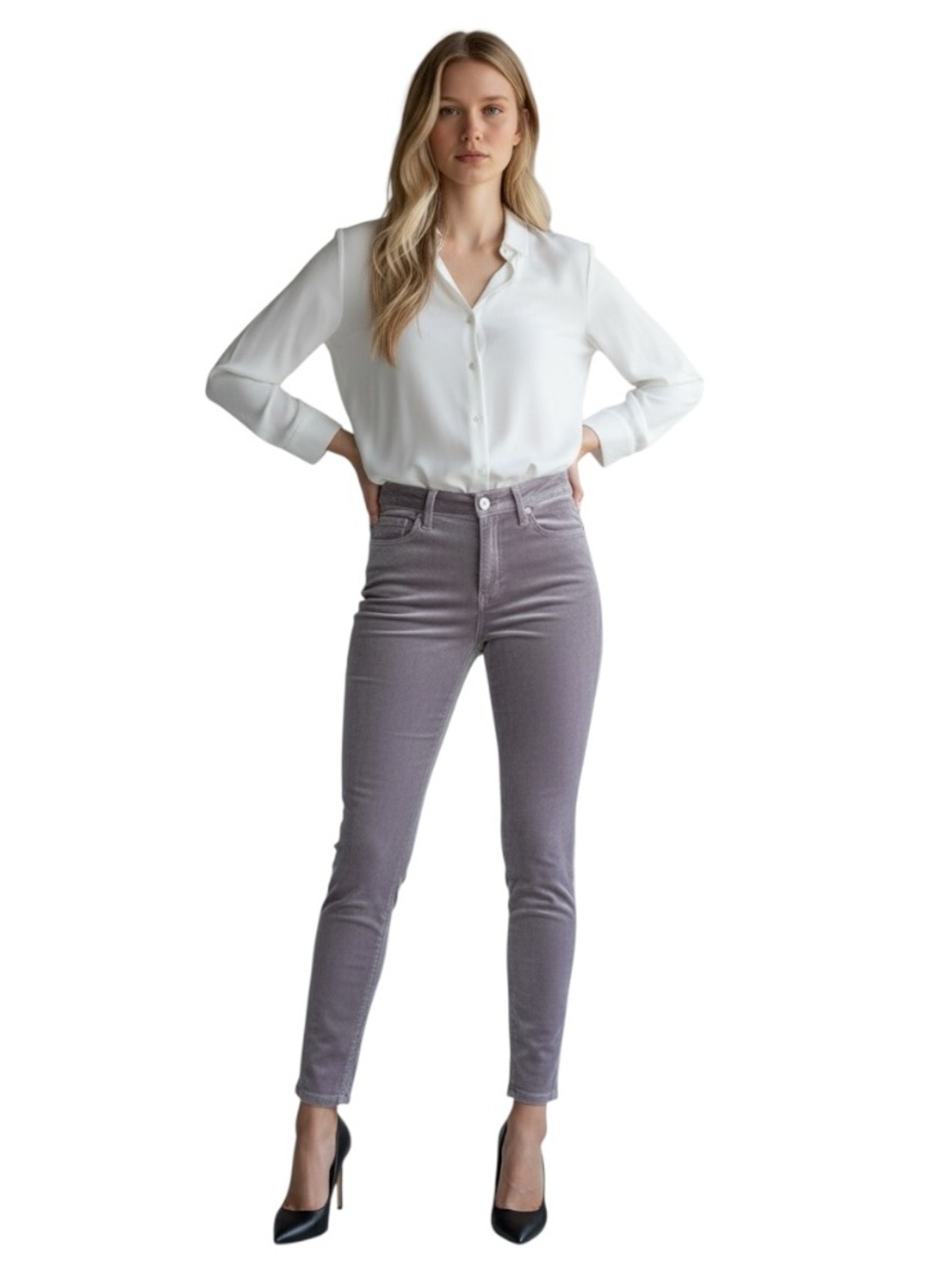 Citizens of Humanity Harlow High Rise Ankle Slim Jeans Size 27 in Amethyst Pink
